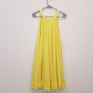 Zara yellow circle dress
